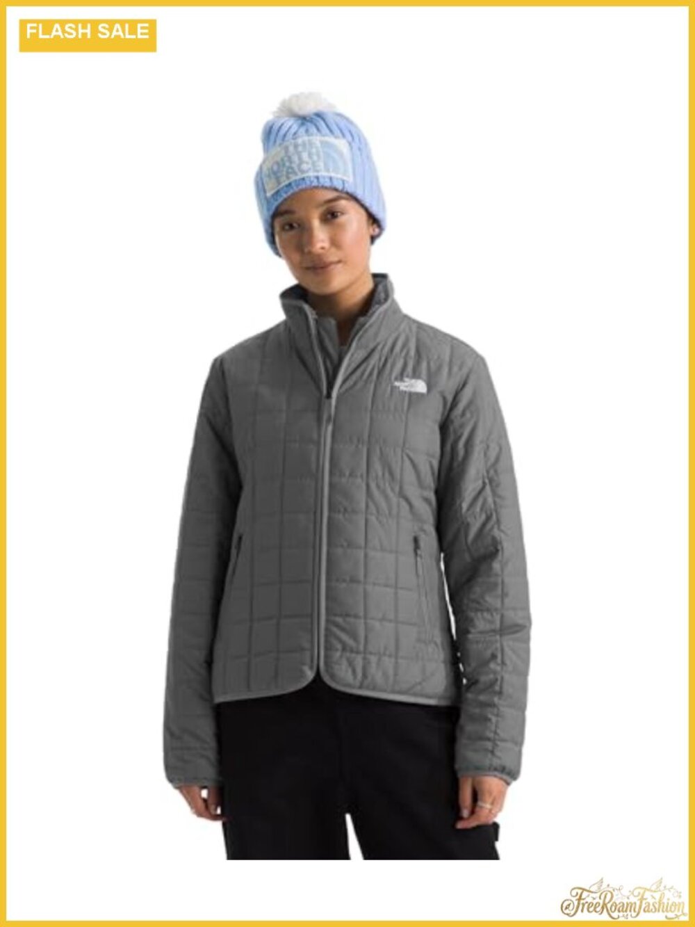 Insulated Water Repellent Winter Jacket Zip Pockets Quilted